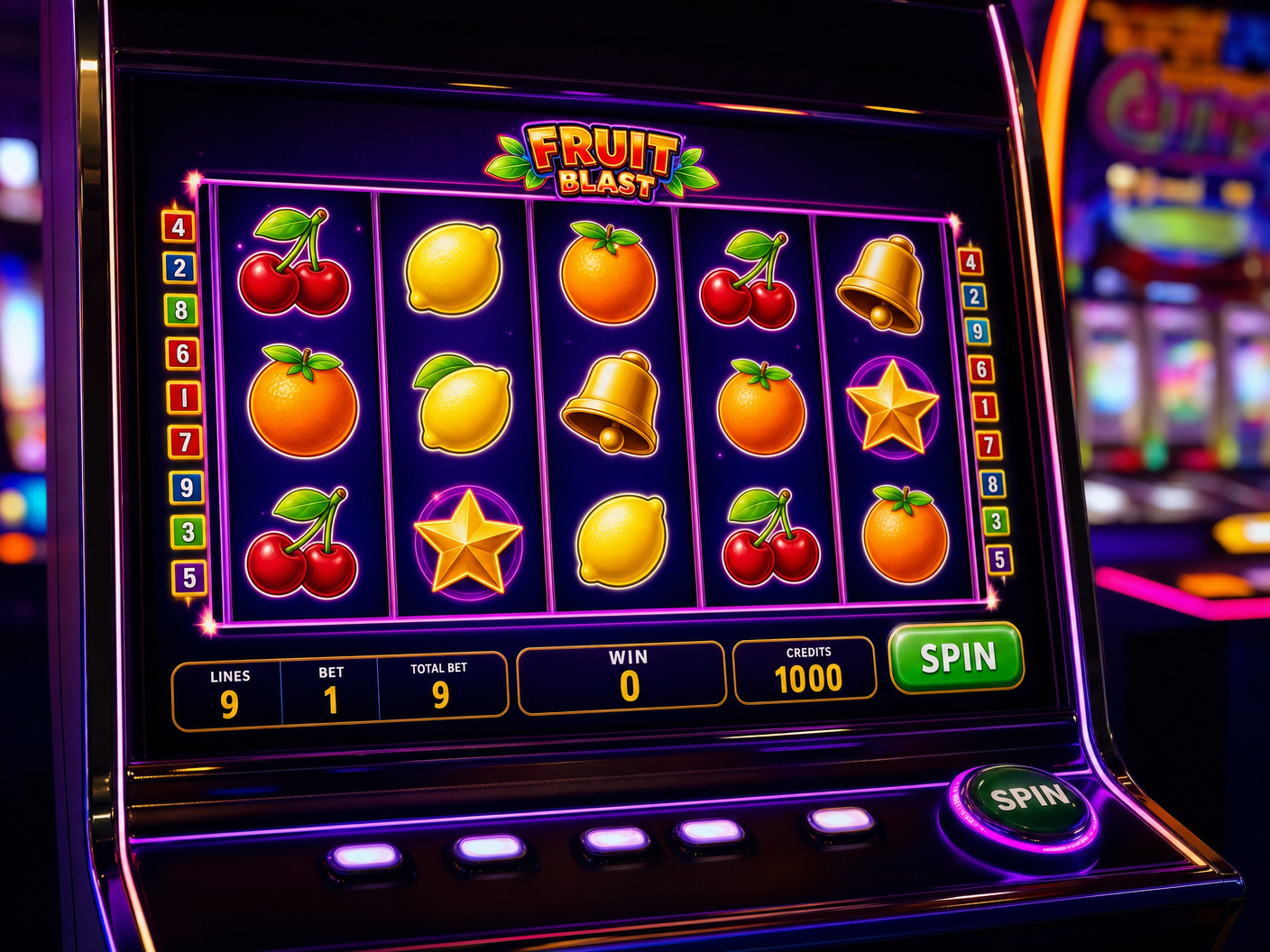 Fruit slots social game